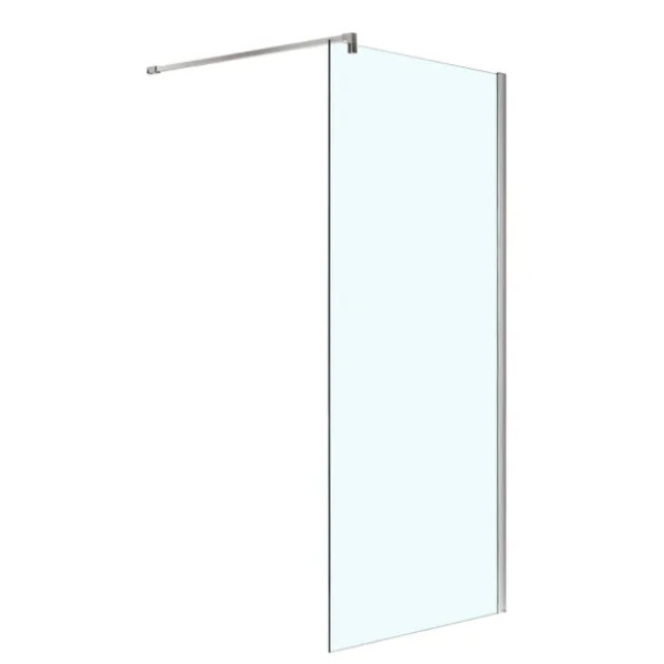 Душевая перегородка Azario Chicago Walk-in 100x195 стекло прозрачное профиль хром серебро (AZ-NAR6310 100)