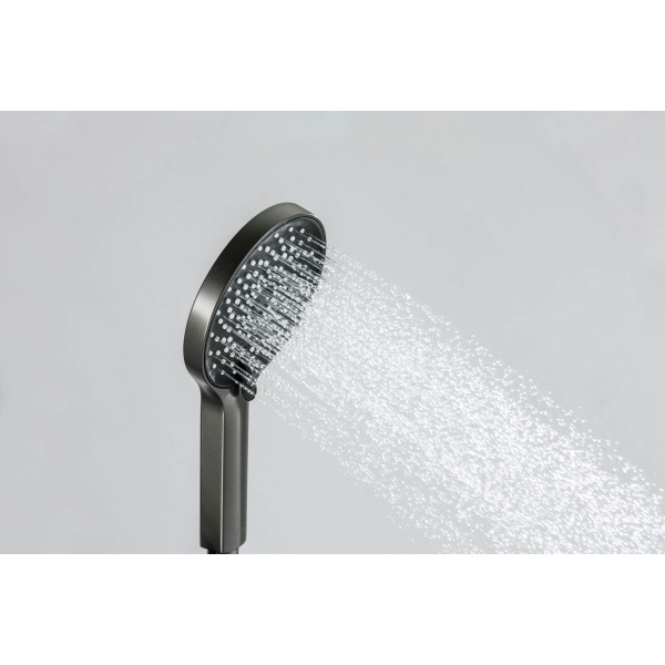 Душевой гарнитур Aquatek Лугано оружейная сталь (AQ2035BGM)