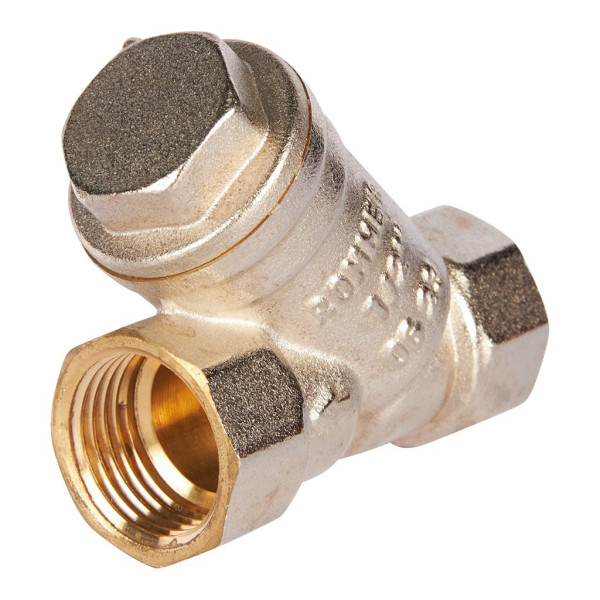 Фильтр косой 1/2" Rommer 500 мкр. (никель) RFW-0001-000015 Фильтр косой 1/2" Rommer 500 мкр. (никель) RFW-0001-000015