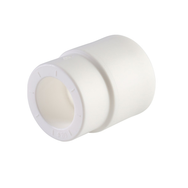 Муфта переходная PP-R S.A.V. Standard 32*20 В/Н мм. (белый) (22033220) Муфта переходная PP-R S.A.V. Standard 32*20 В/Н мм. (белый) (22033220)