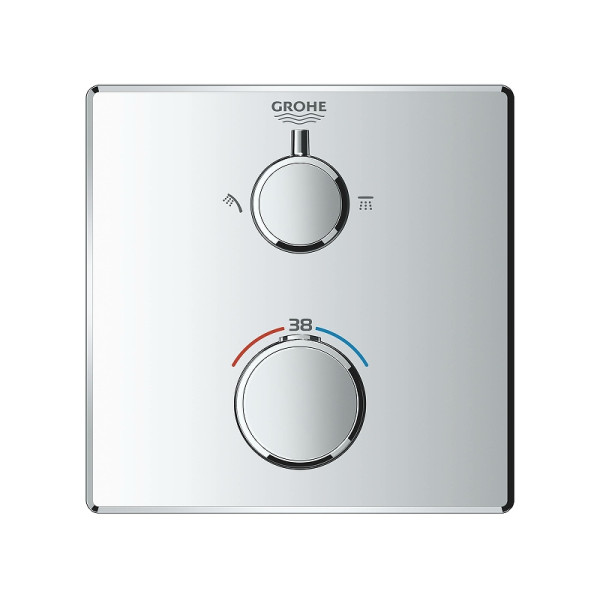 Смеситель для душа Grohe Grohtherm внешняя часть с термостатом хром (24079000) Смеситель для душа Grohe Grohtherm внешняя часть с термостатом хром (24079000)