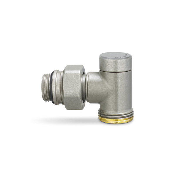 Фитинг угловой со встроенным шаровым краном 1/2"х3/4"(18)ЕК Varmega VMDV22 (серый) (VMDV22-300415) Фитинг угловой со встроенным шаровым краном 1/2"х3/4"(18)ЕК Varmega VMDV22 (серый) (VMDV22-300415)