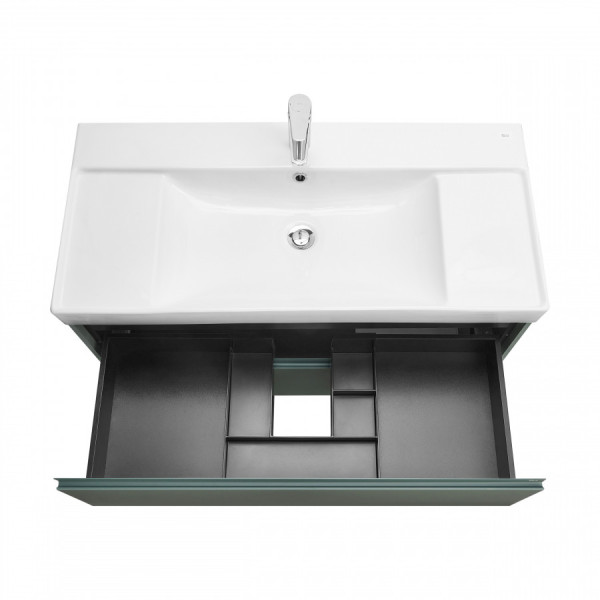 Тумба подвесная Roca Ona 985x450x565 зеленый матовый (A857616513)