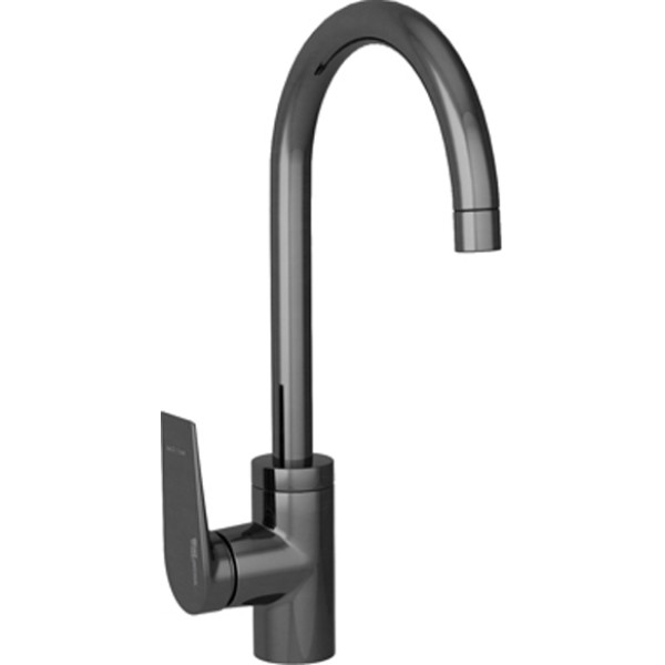 Смеситель для кухни WasserKRAFT Wiese оружейная сталь (8407)