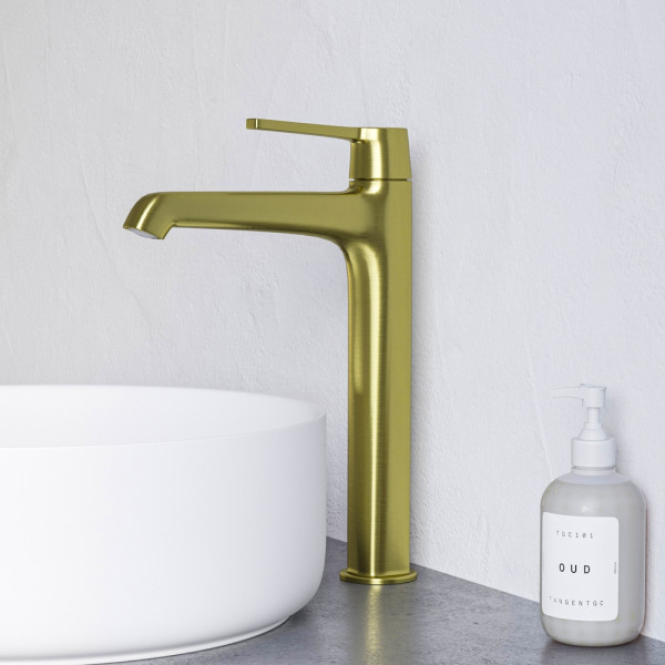 Смеситель для раковины RGW Shower Panels золотой (511405311-06) Смеситель для раковины RGW Shower Panels золотой (511405311-06)