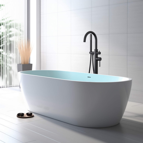 Смеситель напольный Aquatek Европа черный матовый (AQ1345MB) Смеситель напольный Aquatek Европа черный матовый (AQ1345MB)