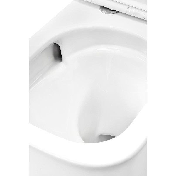 Унитаз подвесной TECEspring S 340x515x350 с сиденьем с микролифтом белый (9700996) Унитаз подвесной TECEspring S 340x515x350 с сиденьем с микролифтом белый (9700996)