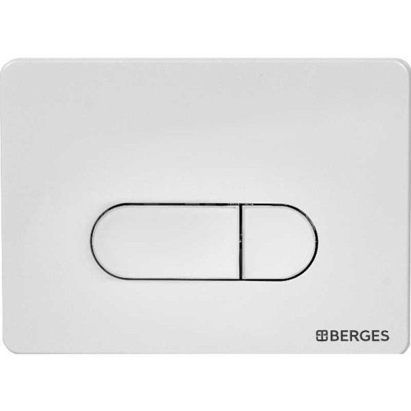 Инсталляция для подвесного унитаза Berges NOVUM D1 с клавишей (040231) белая