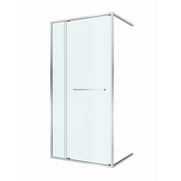 Душевая дверь Cezares Lux 100x195 стекло прозрачное, профиль хром (LUX-B-FS-11-100-C-CR)