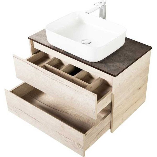 Тумба подвесная BelBagno Kraft 80 Rovere Galifax Bianco (KRAFT-800-2C-SO-RGB) Тумба подвесная BelBagno Kraft 80 Rovere Galifax Bianco (KRAFT-800-2C-SO-RGB)