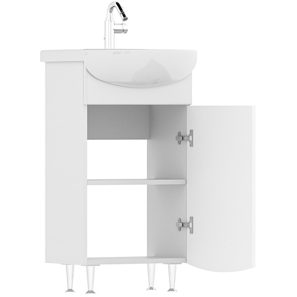 Тумба напольная Volna Adel 382x800 белая (tnADEL40.1D-01) Тумба напольная Volna Adel 382x800 белая (tnADEL40.1D-01)