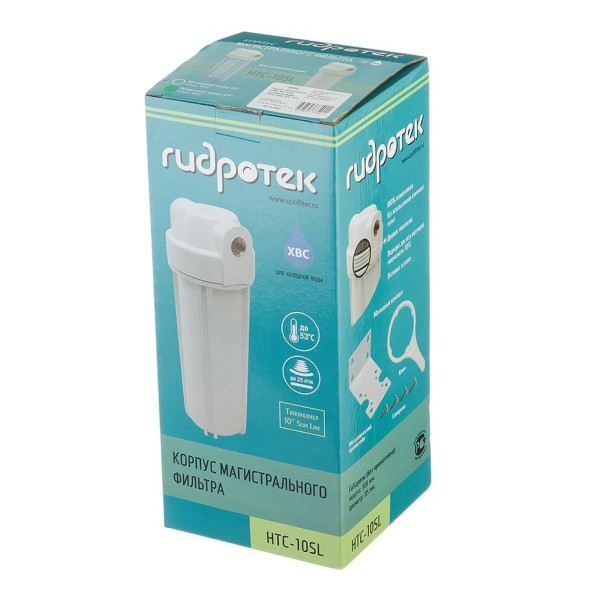 Фильтр колбовый Гидротек (HTC-10SL 3/4" "C") 3/4" 10SL (прозрачный, для холодной воды) (3002) Фильтр колбовый Гидротек (HTC-10SL 3/4" "C") 3/4" 10SL (прозрачный, для холодной воды) (3002)