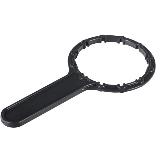 Фильтр колбовый Гейзер 1/2" 10SL  с латунными ниппелями (черный, для горячей воды) (50541)