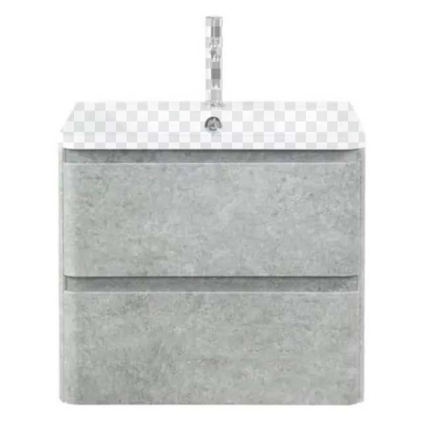 Тумба подвесная BelBagno Albano 600x450x500 Cemento Verona Grigio/матовый (ALBANO-600-2C-SO-CVG)