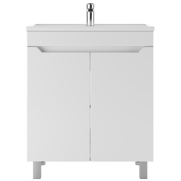 Тумба под умывальник Фостер 70 Мечта без ящика Айсберг Домино (DM2323T)