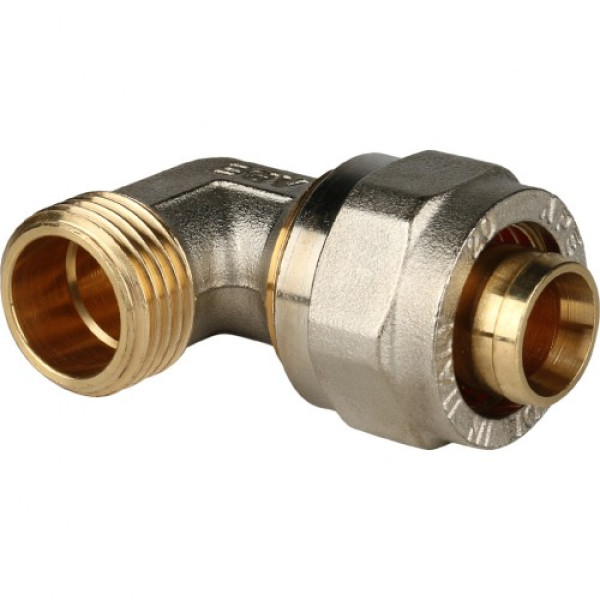 Соединение угловое 20*1/2"Н Stout (обжим) SFS-0006-001220