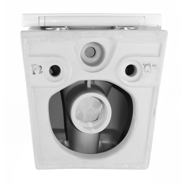 Унитаз подвесной Azario Teramo с сиденьем с микролифтом белый (AZ-0052-UQ1)