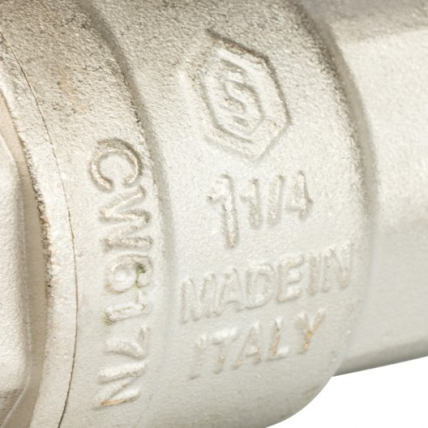 Кран 1 1/4" шаровый со сгоном Stout (черная бабочка, полнопроходной) SVB-0007-000032 Кран 1 1/4" шаровый со сгоном Stout (черная бабочка, полнопроходной) SVB-0007-000032