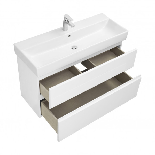 Тумба подвесная Roca Oleta 961x374x548 белый (A857641501)