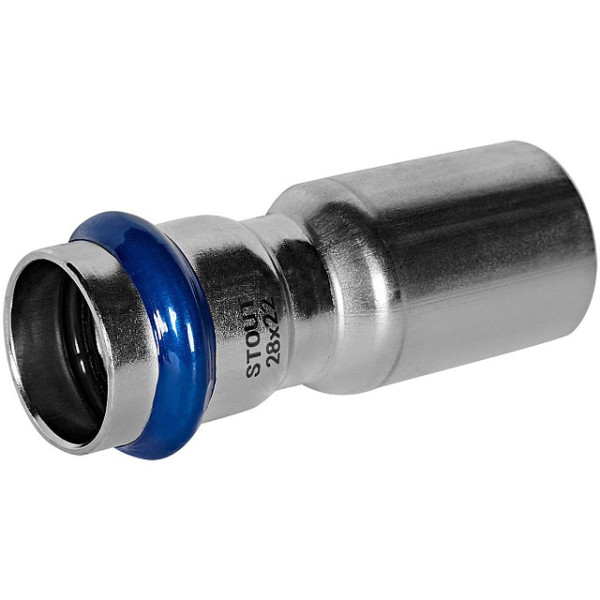 Муфта 28х22 однораструбная Stout SSS-2020 НПр-ВПр (нерж.ст., пресс) SSS-2020-002822 Муфта 28х22 однораструбная Stout SSS-2020 НПр-ВПр (нерж.ст., пресс) SSS-2020-002822