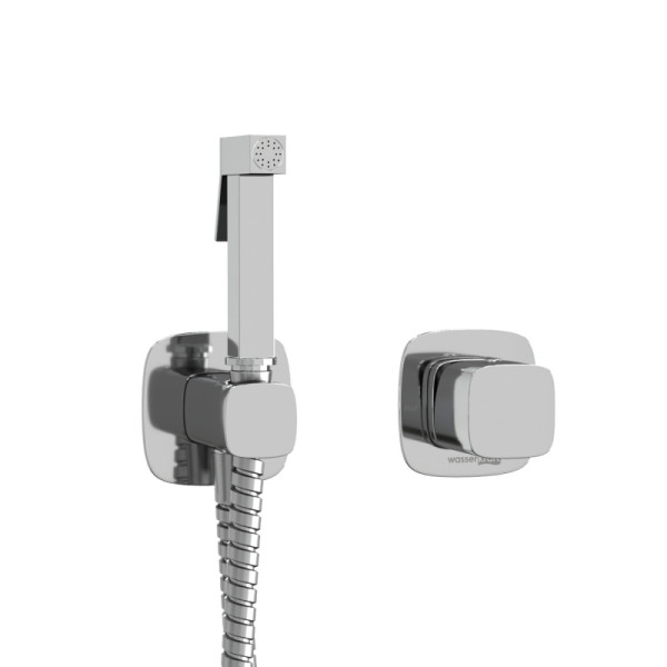 Смеситель с гигиеническим душем встраиваемый WasserKRAFT хром (A8651.326.057.136) Смеситель с гигиеническим душем встраиваемый WasserKRAFT хром (A8651.326.057.136)