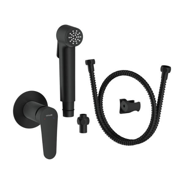 Смеситель для биде Cersanit Lara черный (68160) Смеситель для биде Cersanit Lara черный (68160)