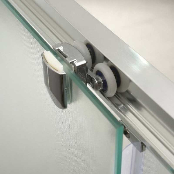 Душевая дверь Belbagno Uno 111x195 стекло прозрачное с рисунком, профиль хром (UNO-195-BF-1-110-C-Cr) Душевая дверь Belbagno Uno 111x195 стекло прозрачное с рисунком, профиль хром (UNO-195-BF-1-110-C-Cr)