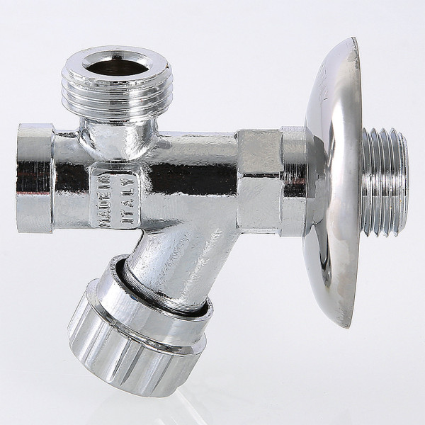 Кран угловой 1/2"х1/2" НН вентильный Valtec с чашкой и фильтром VT.282.GBC.0404 Кран угловой 1/2"х1/2" НН вентильный Valtec с чашкой и фильтром VT.282.GBC.0404