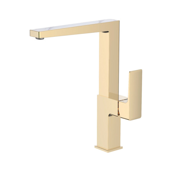 Смеситель для кухни Ledeme золотой (L4073G)