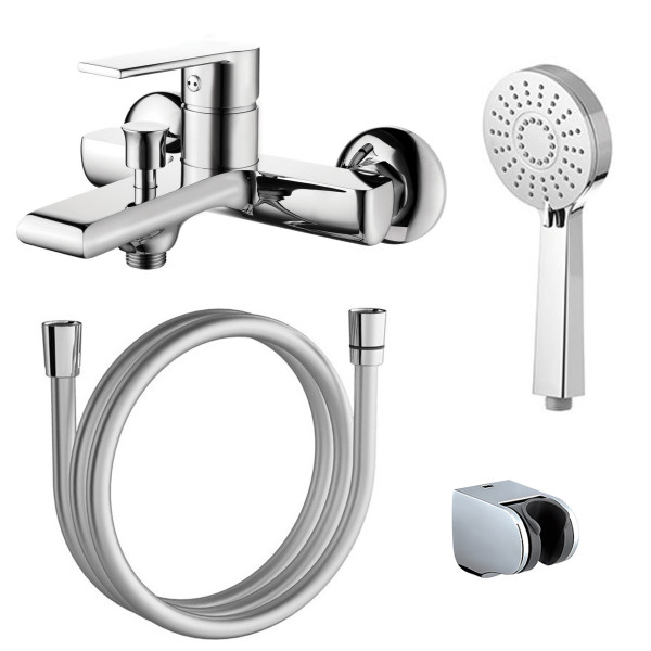 Смеситель для ванны и душа Azario Faro хром (AZ-PS23459C) Смеситель для ванны и душа Azario Faro хром (AZ-PS23459C)