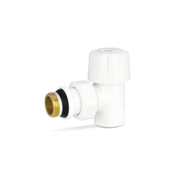 Клапан термостатический угловой 1/2" Varmega VMDV05 (белый) (VMDV05-110404)