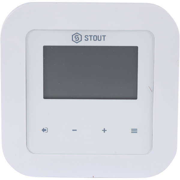 Терморегулятор Stout gроводной комнатный RI-1 с RS-связью (STE-0101-001007) Терморегулятор Stout gроводной комнатный RI-1 с RS-связью (STE-0101-001007)