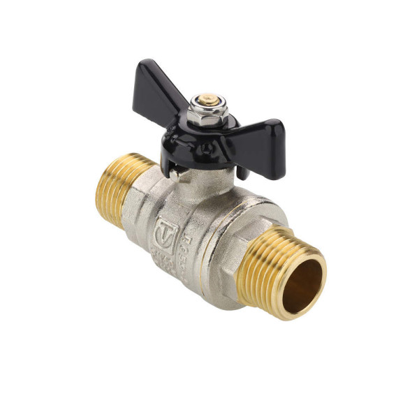 Кран 1/2" НН шаровый Valtec Perfect-ГОСТ (черная бабочка) VT.419.N.04 Кран 1/2" НН шаровый Valtec Perfect-ГОСТ (черная бабочка) VT.419.N.04