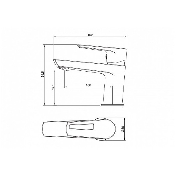 Смеситель для раковины Aquanet Logic хром (AF320-10С) Смеситель для раковины Aquanet Logic хром (AF320-10С)