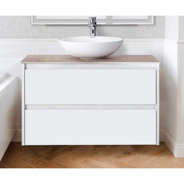 Тумба подвесная BelBagno Kraft 80 см Bianco Opaco (Kraft-800-2C-SO-BO)