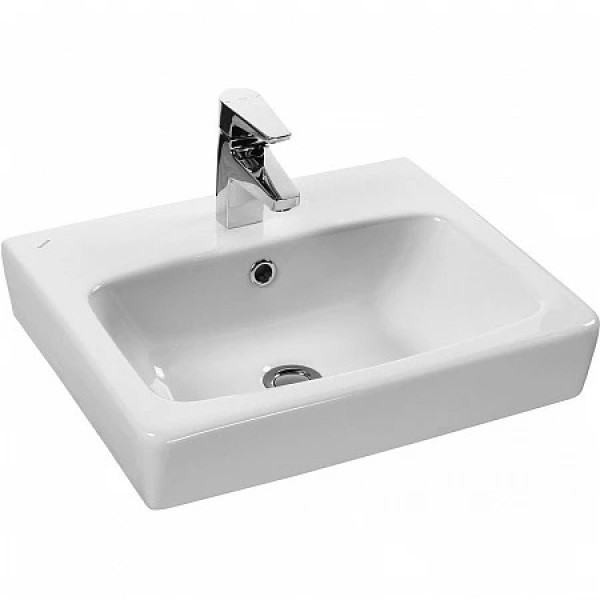 Тумба-умывальник Aquaton Кантри 50 Бел/Дуб Верона/1WH302184 Раковина НЕО-50 (1A2578K0AHB20)