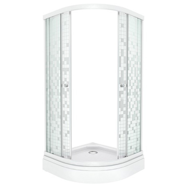 Душевой уголок Triton Стандарт А 90х90 стекло мозаика