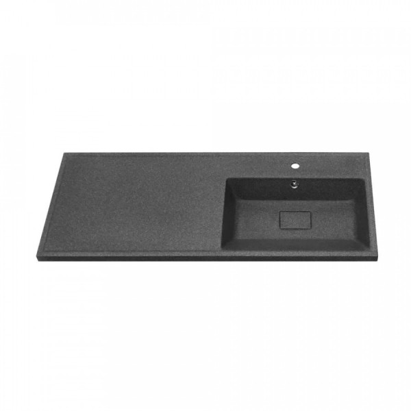 Раковина над стиральной машиной Aquaton Лайн 50x120x16 R черный (1.A720.8.3KL.F21.R)