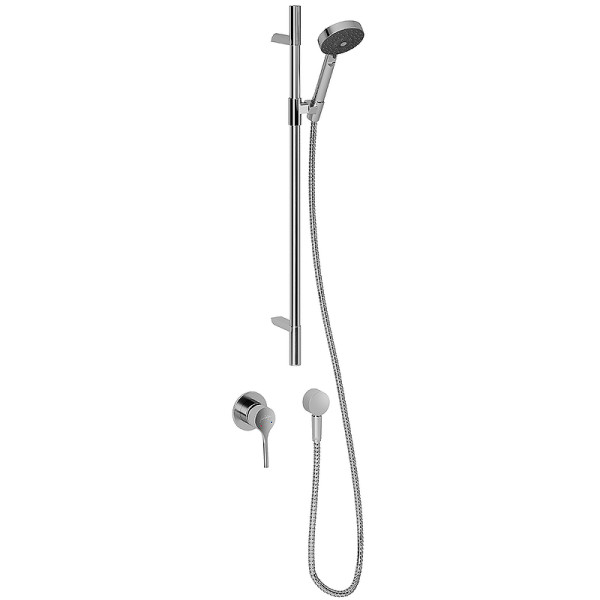 Смеситель для душа Jacob Delafon Elate с термостатом, внешняя и внутренняя часть хром (E25754-CP)