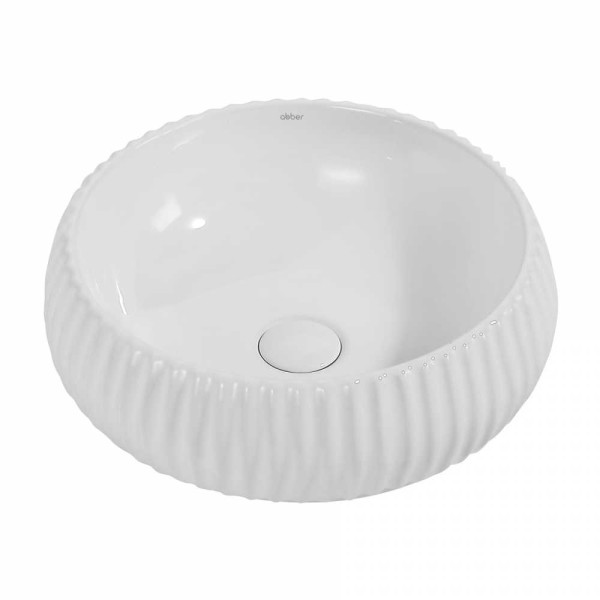 Раковина накладная Abber Bequem белая (AC2115)