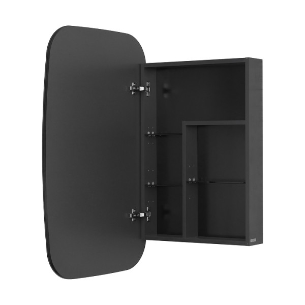 Шкаф зеркальный Aquaton Сохо 60 Графит левый (1A258302AJA0L)