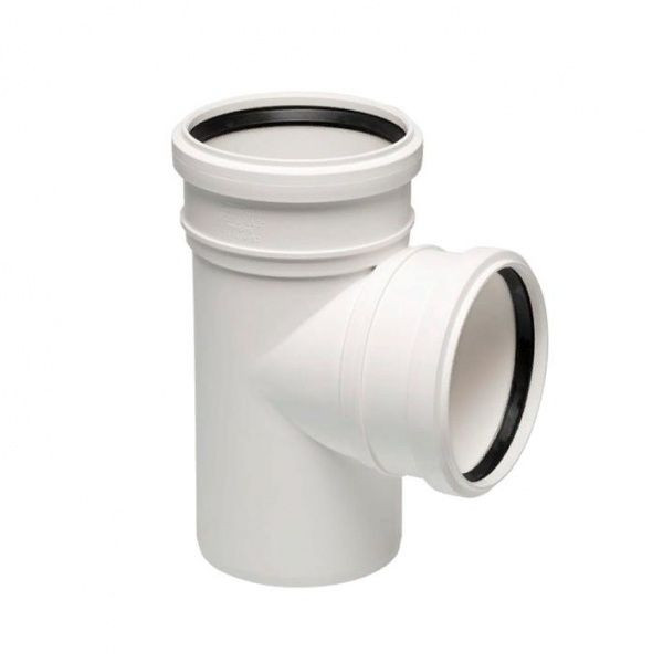 Тройник канализационный Uponor Decibel 110*110*88,5 (1000223) Тройник канализационный Uponor Decibel 110*110*88,5 (1000223)