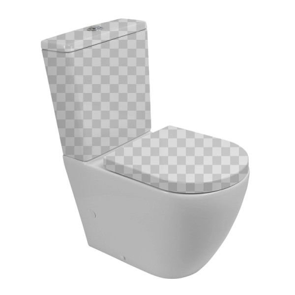 Чаша унитаза P-trap смыв TORNADO (BB2141CP-TOR)