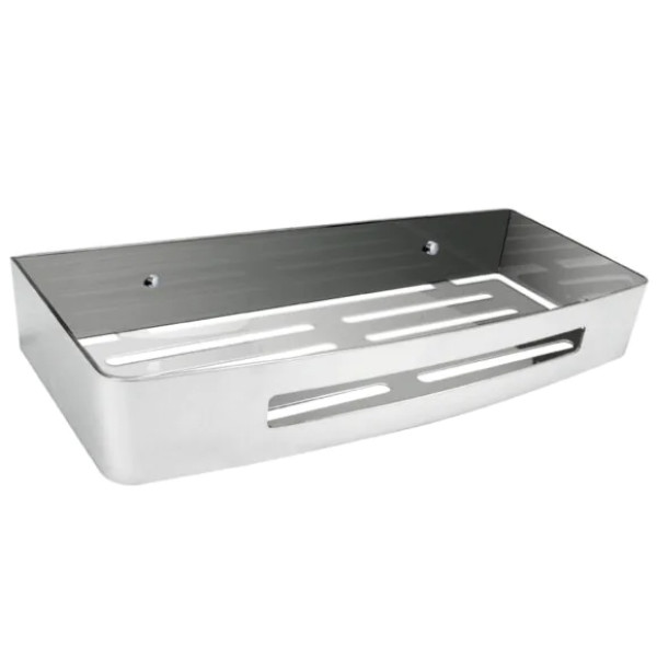 Полка прямоугольная одноэтажная хром Azario (AZ-170)