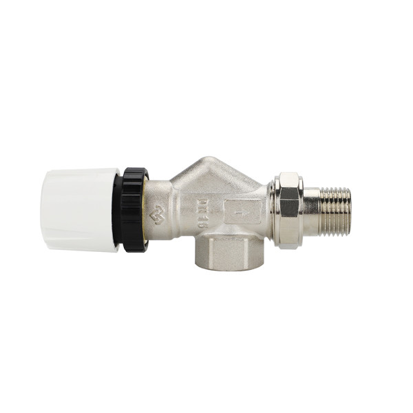 Клапан термостатический угловой 1/2" Varmega VM108 (осевой) (VM10801) Клапан термостатический угловой 1/2" Varmega VM108 (осевой) (VM10801)