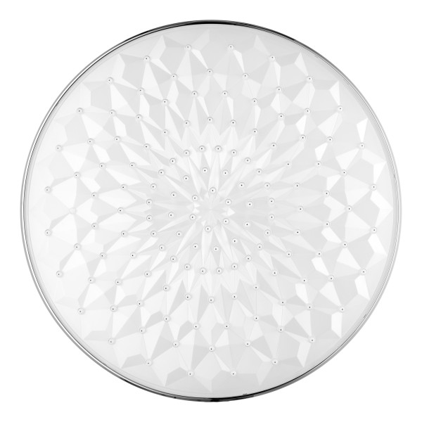 Верхний душ с 3D дизайном Swedbe Calypso 300 мм хром (5036)