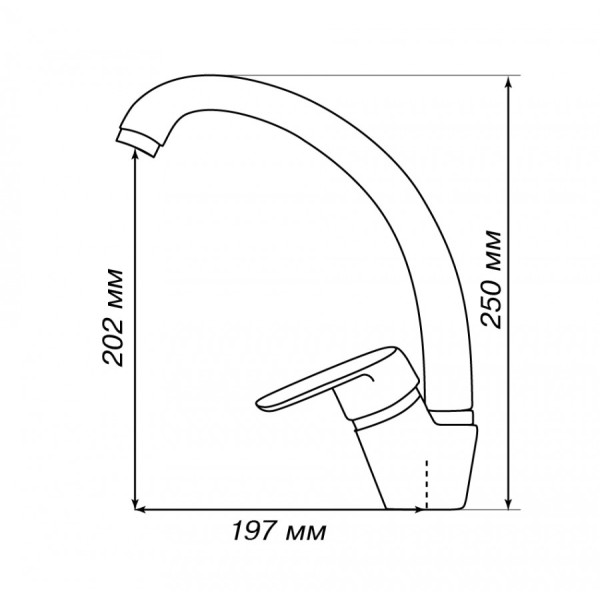 Смеситель для кухни Aquaton Нимо коричневый (1.AX00.2.FCX.X27.0)