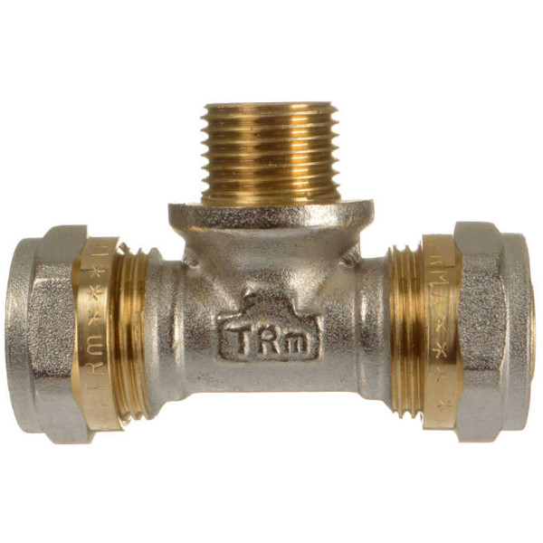 Тройник 20*1/2"Н*20 TeRma (обжим) (01451) Тройник 20*1/2"Н*20 TeRma (обжим) (01451)