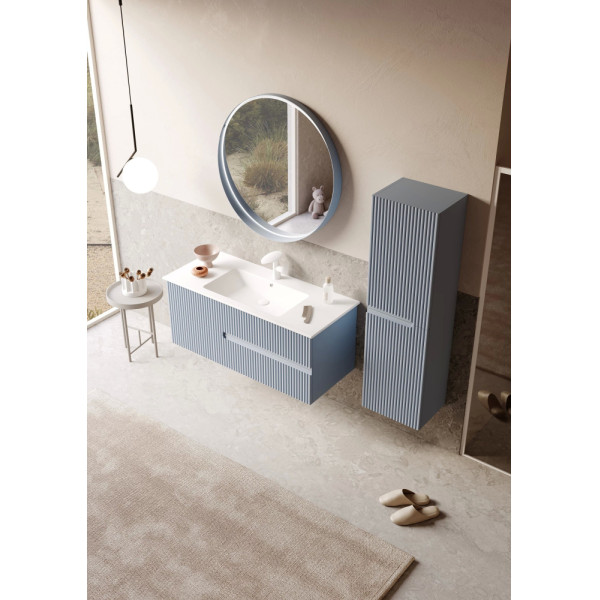 Зеркало с подсветкой Orka Moonlight 750x750 голубой матовый (3001335)