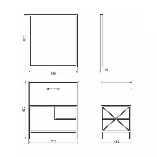 Тумба подвесная с раковиной Comforty Бредфорд 750x465x870 дуб темный (00-00008074) Тумба подвесная с раковиной Comforty Бредфорд 750x465x870 дуб темный (00-00008074)